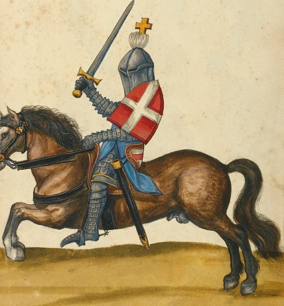 An illustration from Tournament Book, 1560, leaf 41