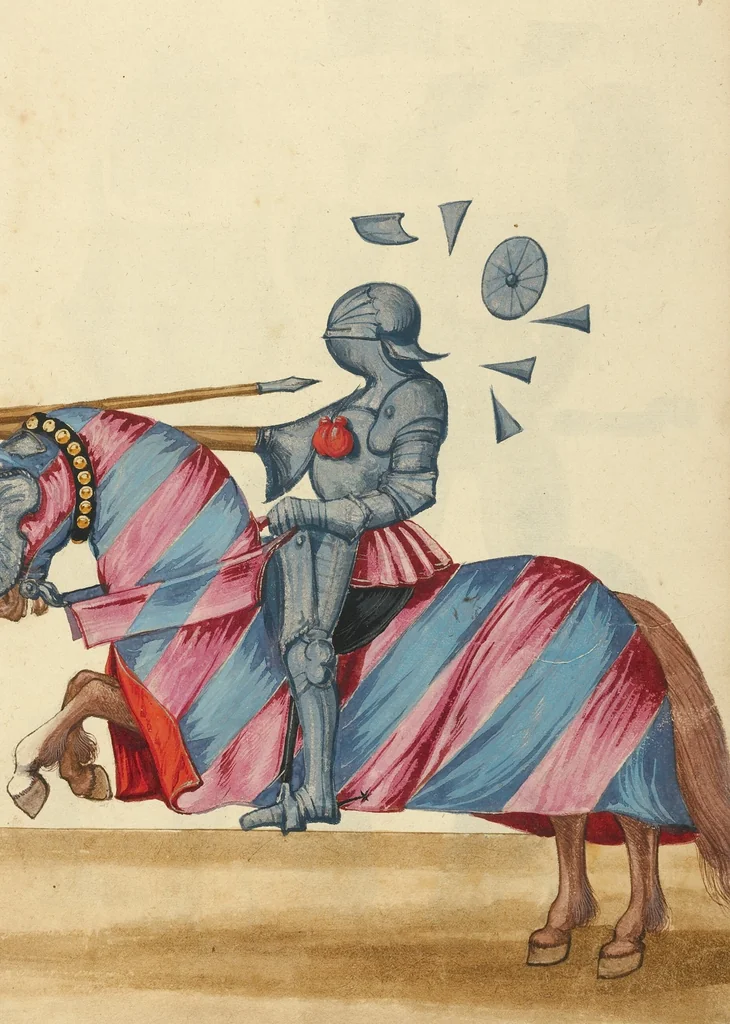 An illustration from Tournament Book, 1560, leaf 43