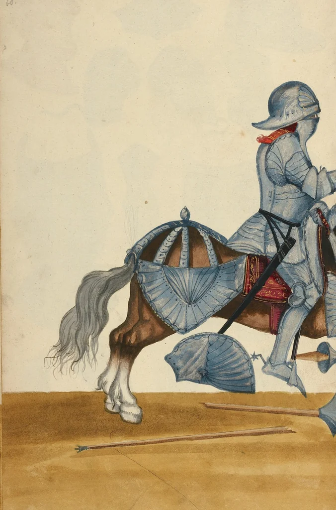 An illustration from Tournament Book, 1560, leaf 50