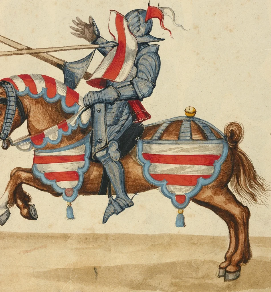 An illustration from Tournament Book, 1560, leaf 59