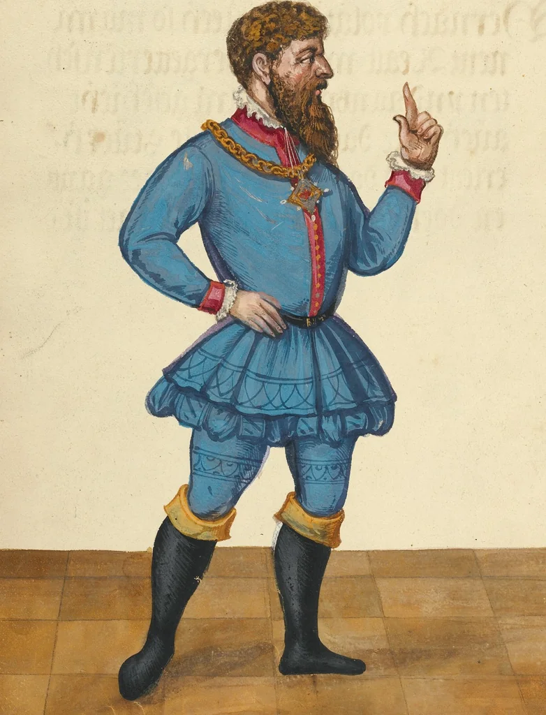 An illustration from Tournament Book, 1560, leaf 7