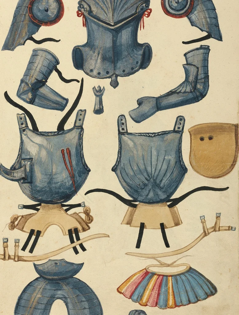 An illustration from Tournament Book, 1560, leaf 70