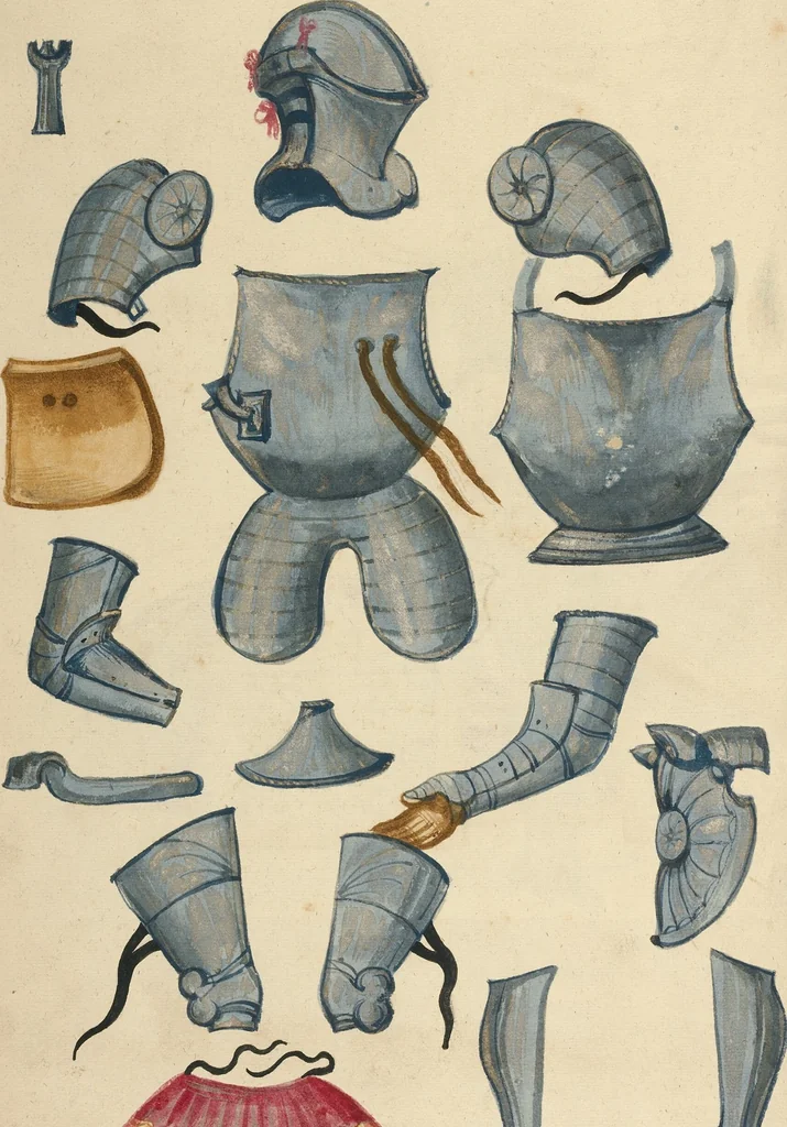 An illustration from Tournament Book, 1560, leaf 72