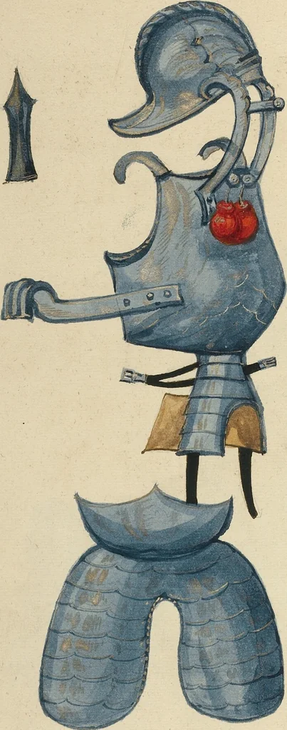 An illustration from Tournament Book, 1560, leaf 73