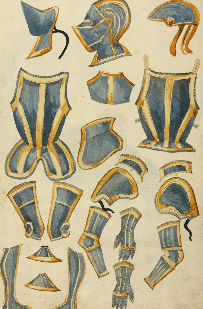 An illustration from Tournament Book, 1560, leaf 74