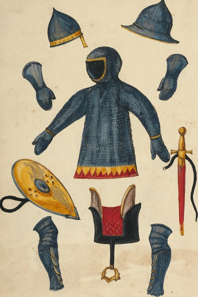 An illustration from Tournament Book, 1560, leaf 76