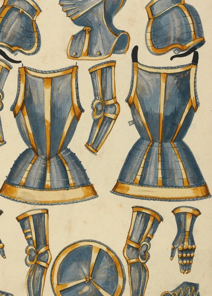 An illustration from Tournament Book, 1560, leaf 80