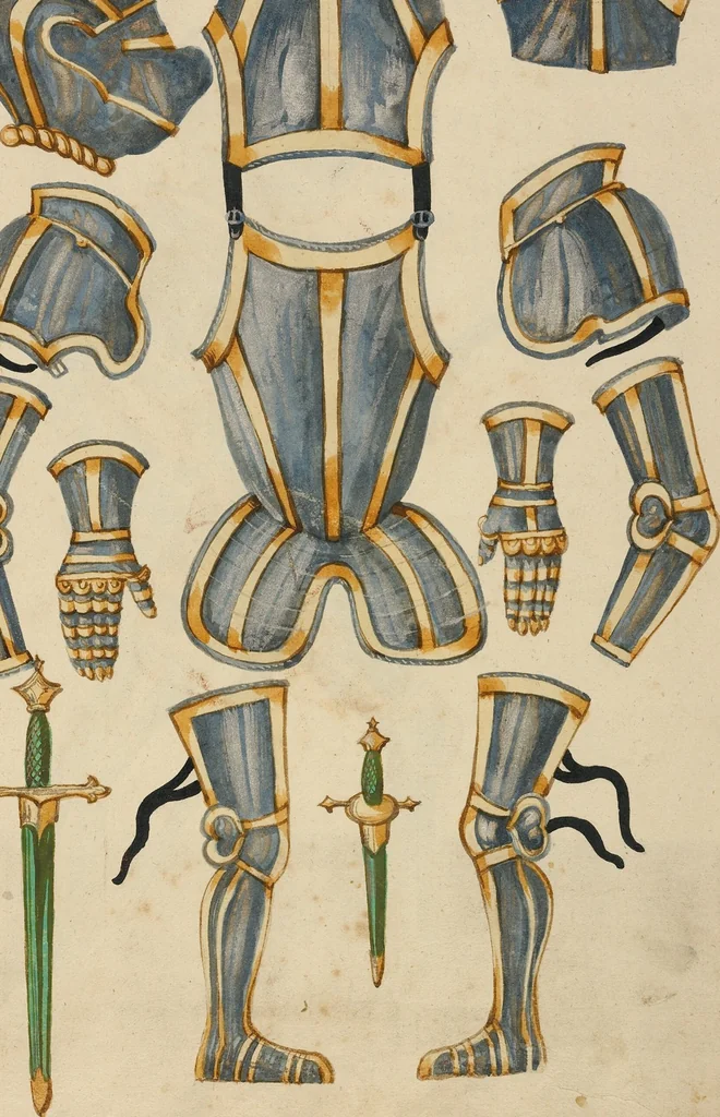 An illustration from Tournament Book, 1560, leaf 81