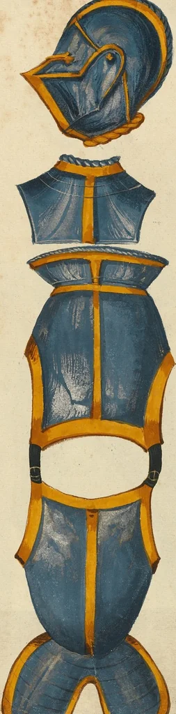 An illustration from Tournament Book, 1560, leaf 82