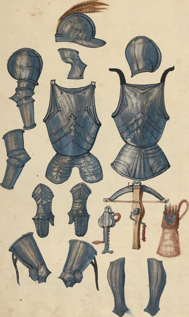 An illustration from Tournament Book, 1560, leaf 84
