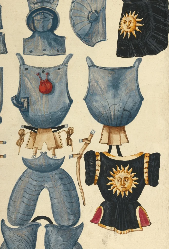 An illustration from Tournament Book, 1560, leaf 98
