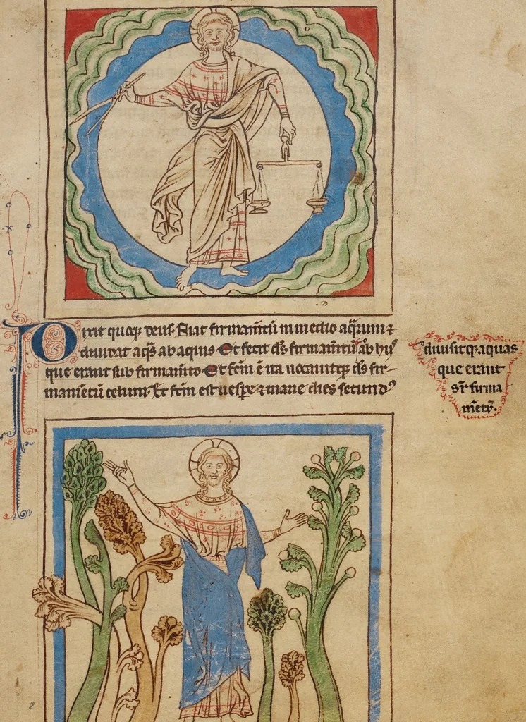 An illustration from Northumberland Bestiary, 1250, leaf 75