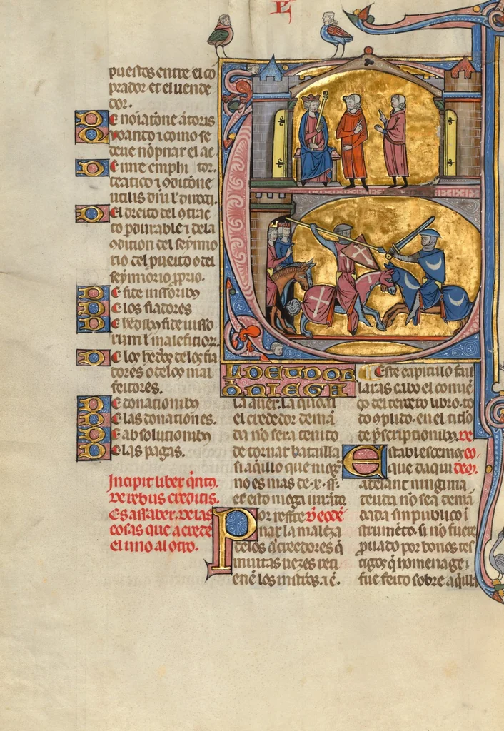 An illustration from Vidal Mayor, 1290, leaf 44