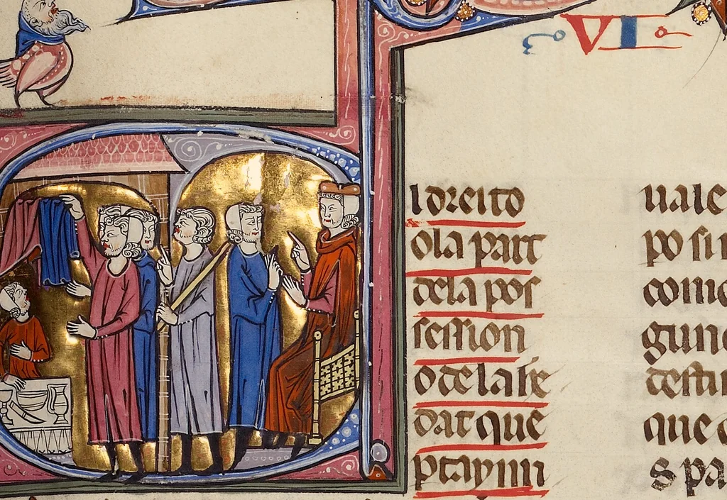 An illustration from Vidal Mayor, 1290, leaf 47