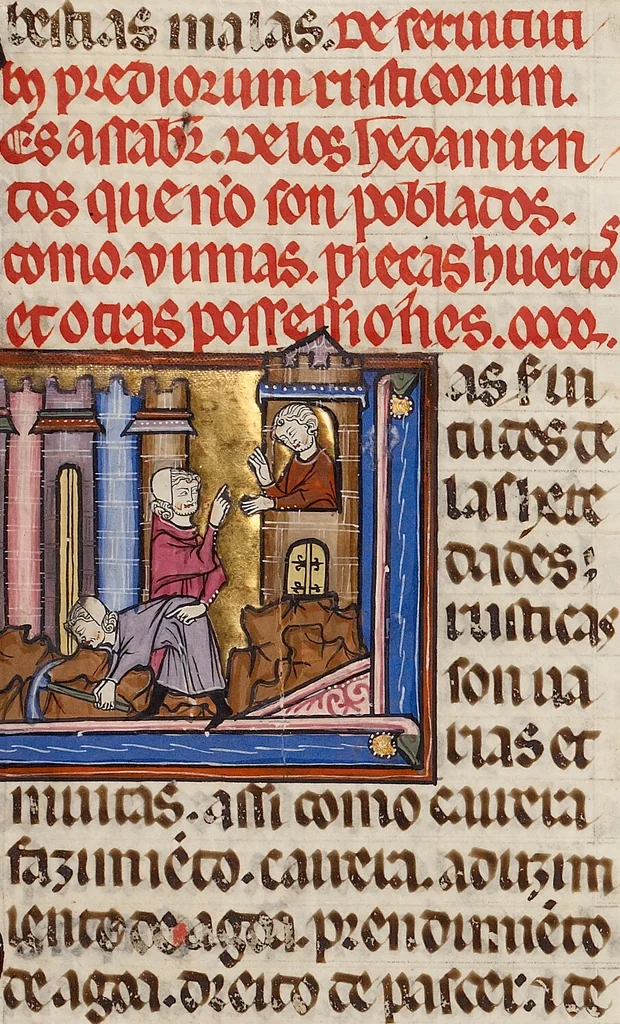 An illustration from Vidal Mayor, 1290, leaf 64