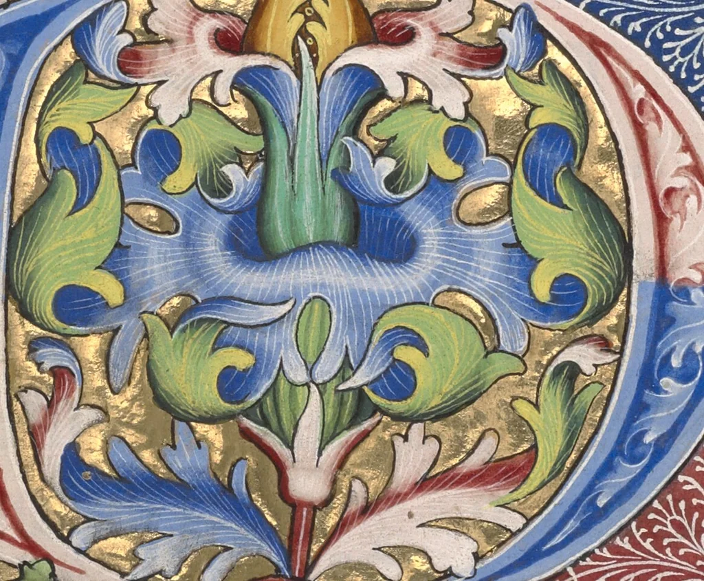 An illustration from Psalter, 1420, leaf 5