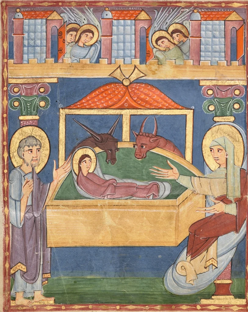 An illustration from Irmengard Codex, 1030, leaf 14