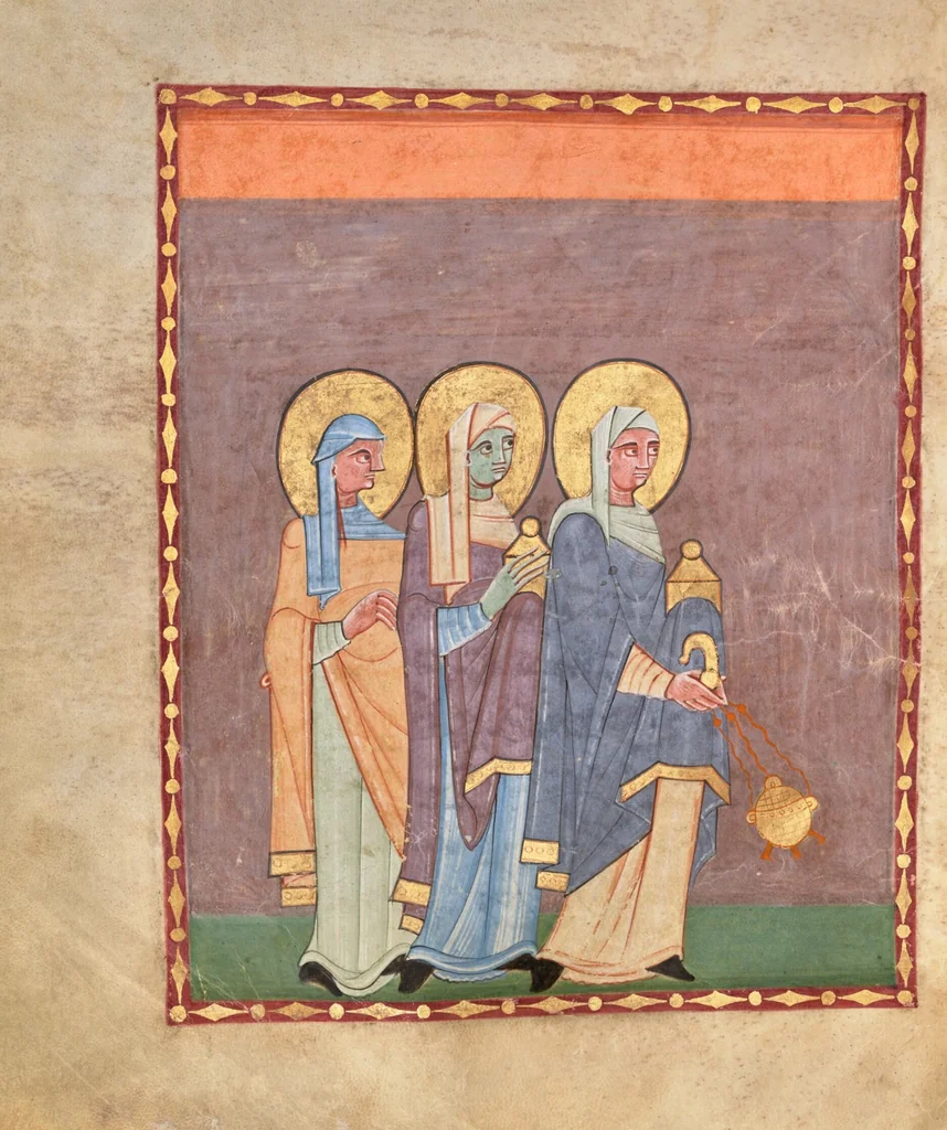 An illustration from Irmengard Codex, 1030, leaf 15