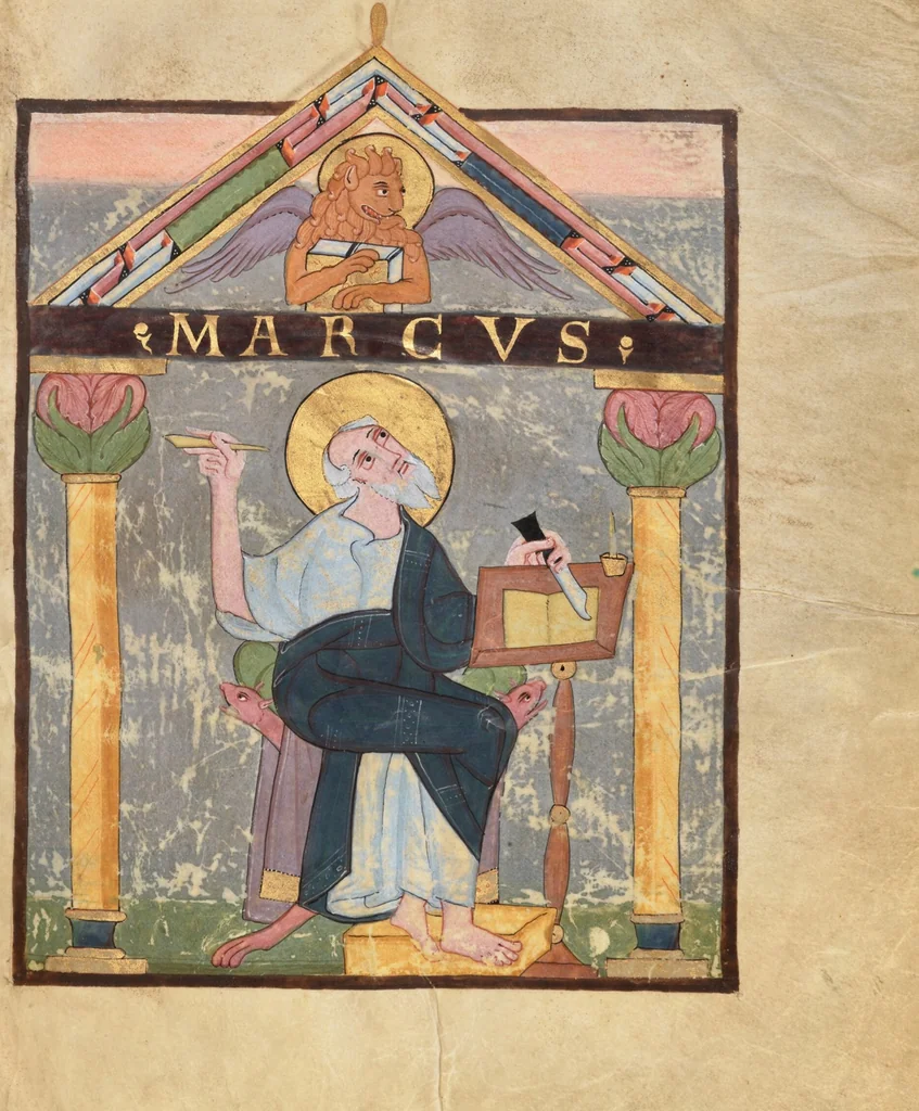 An illustration from Irmengard Codex, 1030, leaf 6