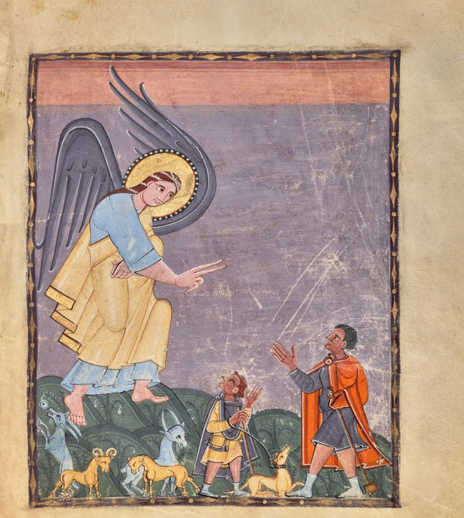 An illustration from Irmengard Codex, 1030, leaf 9