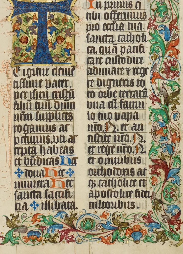 An illustration from Missal, 1500, leaf 7