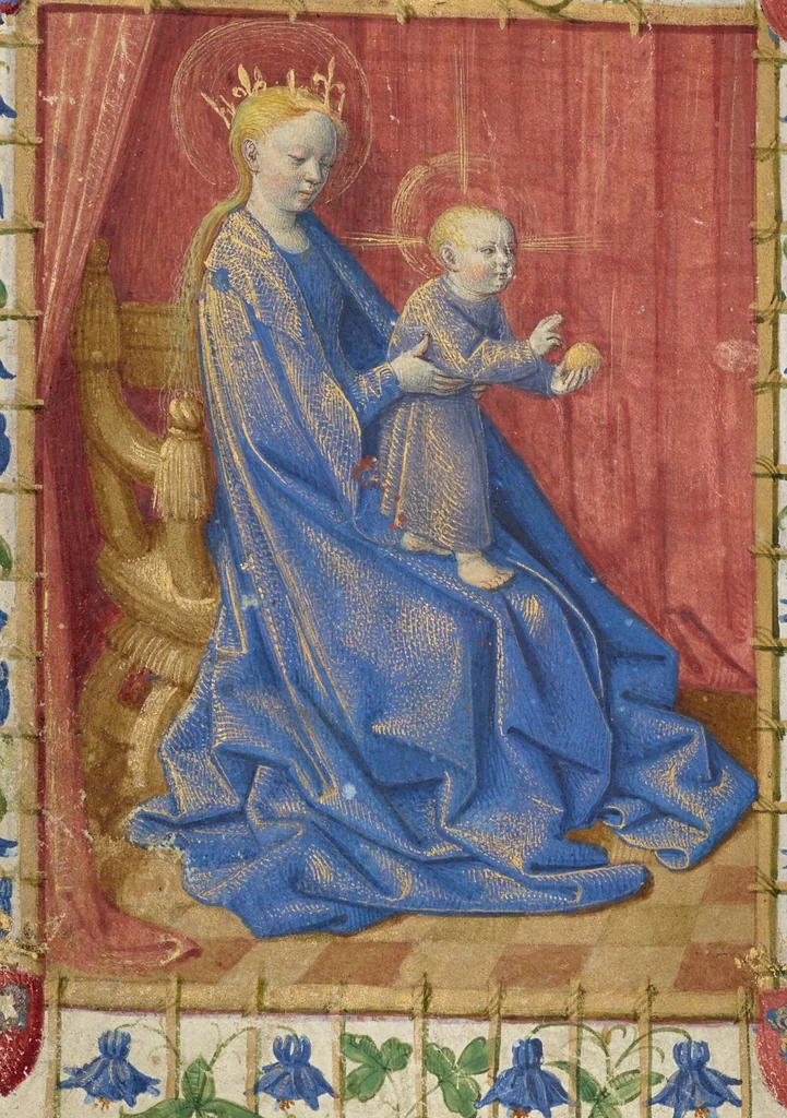 An illustration from Hours of Simon de Varie, 1455, leaf 10