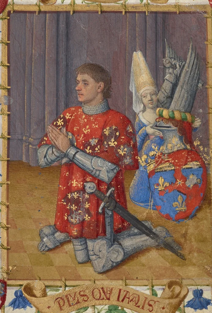 An illustration from Hours of Simon de Varie, 1455, leaf 7