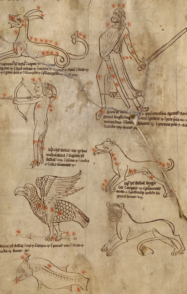 An illustration from Miscellany of Texts on the Quadrivium, 1150, leaf 7