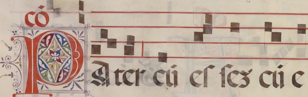 An illustration from Gradual, 1550, leaf 2