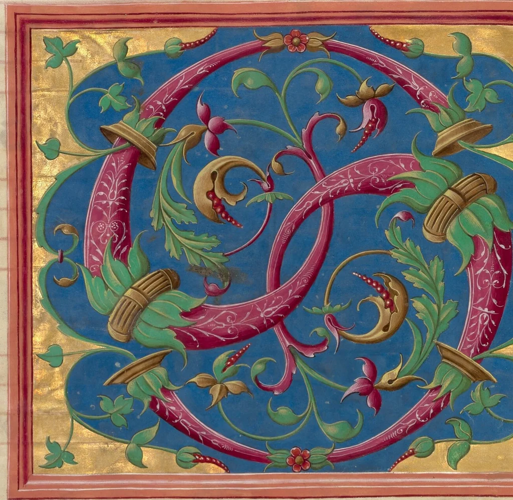 An illustration from Gradual, 1550, leaf 3