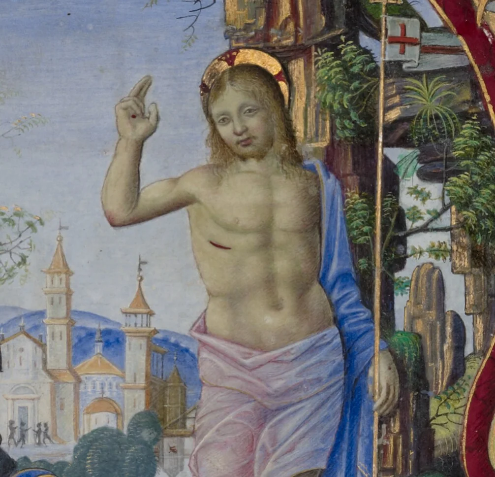 An illustration from Gradual, 1550, leaf 9