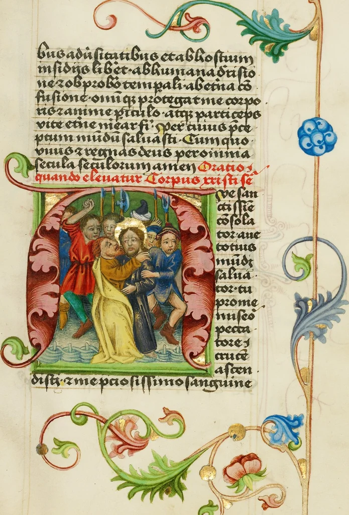 An illustration from Prayer Book, 1470, leaf 19