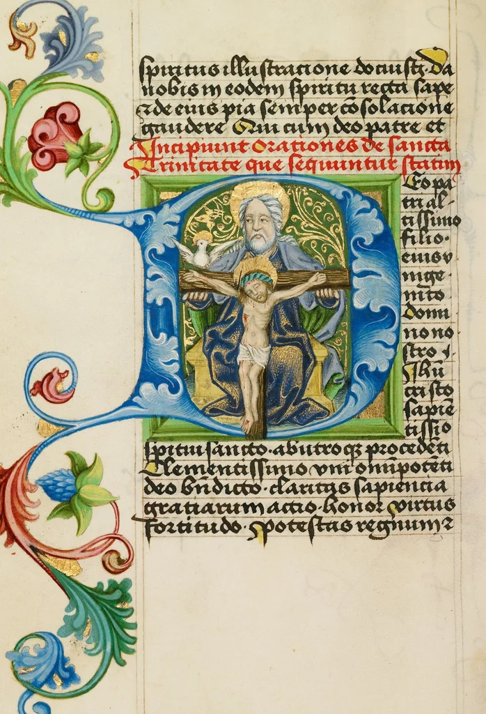 An illustration from Prayer Book, 1470, leaf 26