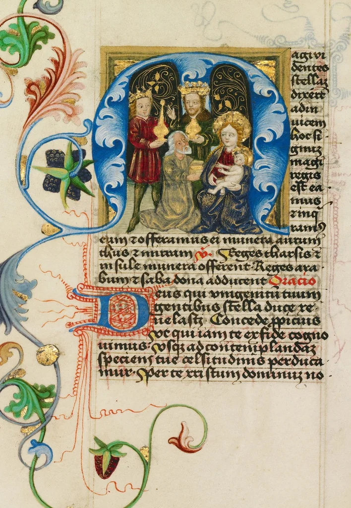An illustration from Prayer Book, 1470, leaf 28