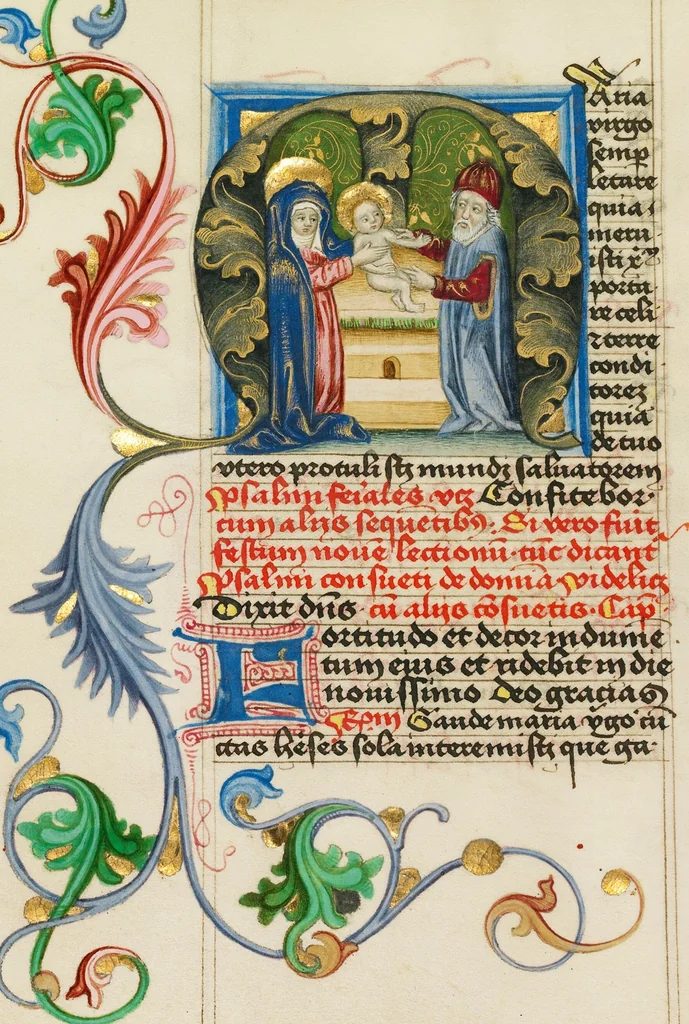 An illustration from Prayer Book, 1470, leaf 29
