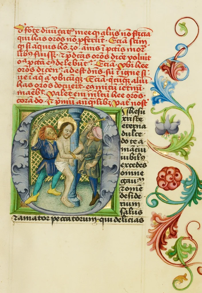 An illustration from Prayer Book, 1470, leaf 31