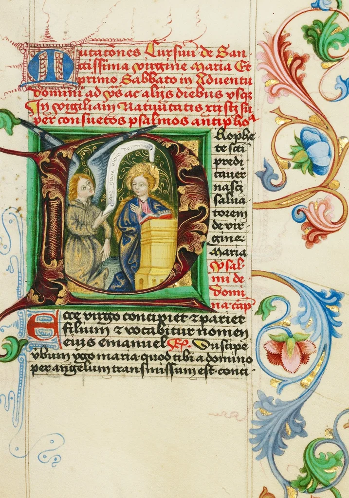 An illustration from Prayer Book, 1470, leaf 33
