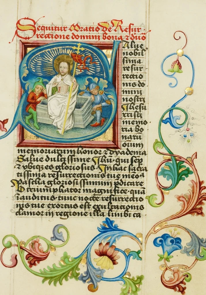 An illustration from Prayer Book, 1470, leaf 37