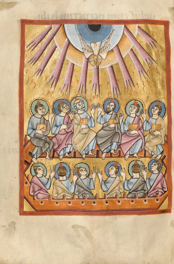 An illustration from Benedictional, 1030, leaf 11