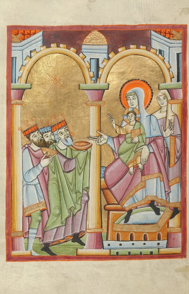 An illustration from Benedictional, 1030, leaf 12