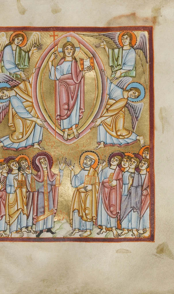 An illustration from Benedictional, 1030, leaf 13