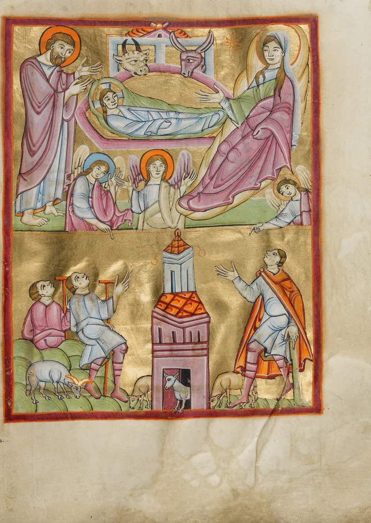 An illustration from Benedictional, 1030, leaf 16