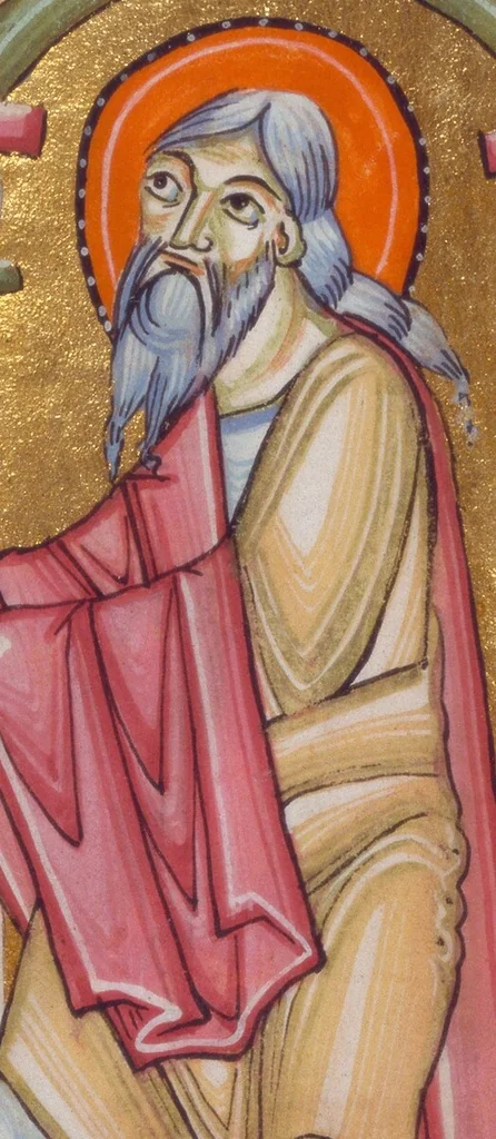 An illustration from Benedictional, 1030, leaf 18