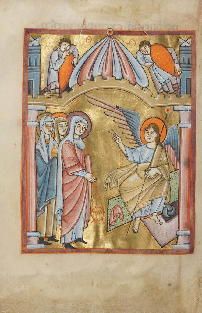 An illustration from Benedictional, 1030, leaf 19