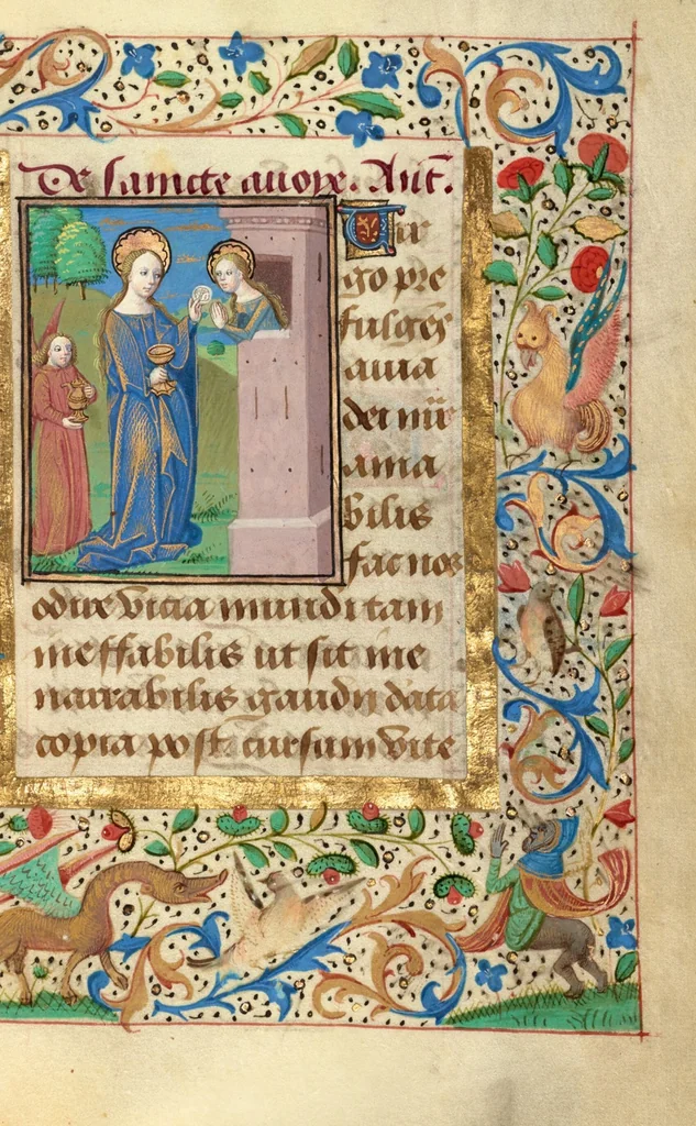 An illustration from Prayer Book of Charles the Bold, 1469, leaf 100