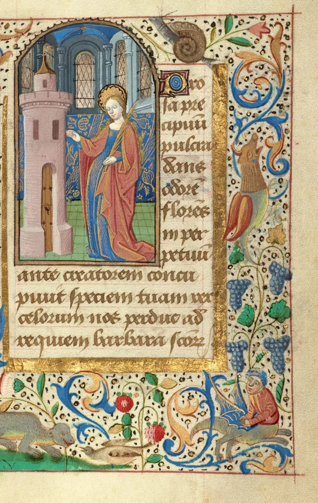 An illustration from Prayer Book of Charles the Bold, 1469, leaf 101