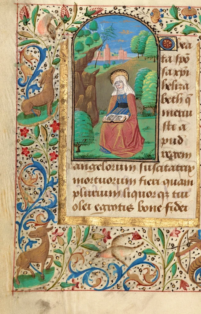 An illustration from Prayer Book of Charles the Bold, 1469, leaf 103