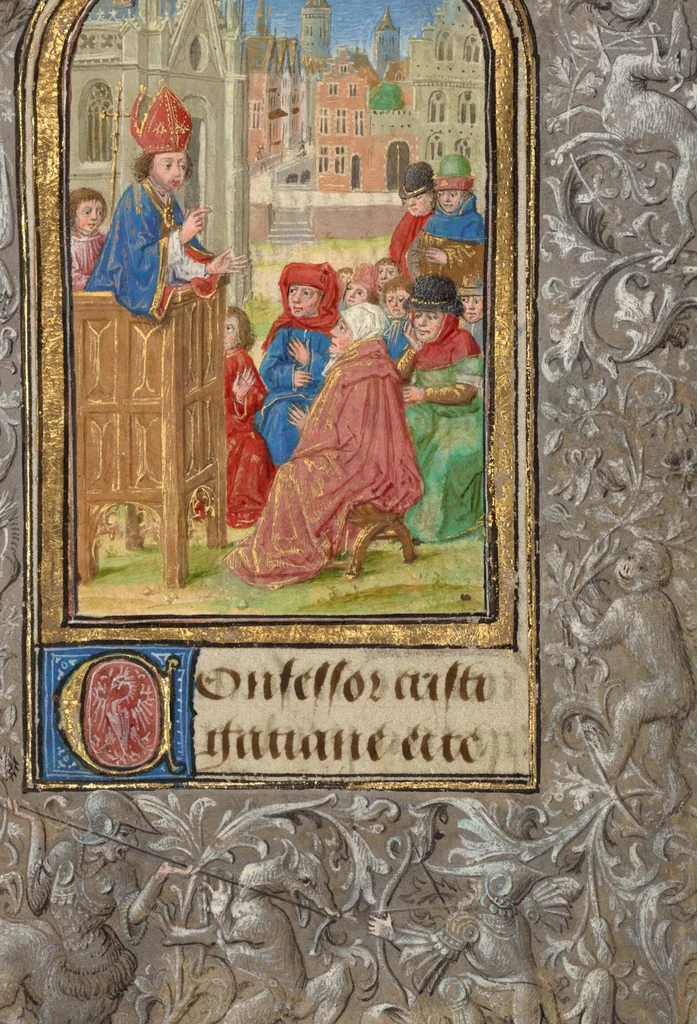 An illustration from Prayer Book of Charles the Bold, 1469, leaf 106