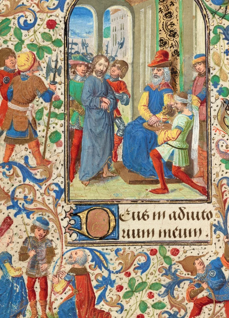 An illustration from Prayer Book of Charles the Bold, 1469, leaf 11
