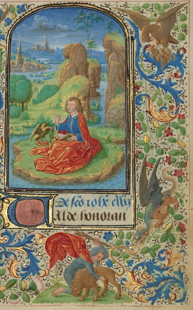 An illustration from Prayer Book of Charles the Bold, 1469, leaf 110